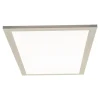 Panneau LED NICOLA metal plastique LED fixes blanc neutre luminaire interieur 29,5 x 59,5 cm