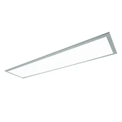 Panneau LED NICOLA metal plastique LED fixes blanc neutre luminaire interieur 119,5 x 29,5 cm