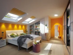 Panneau LED Produits de deuxième choix Lunar rond 400mm 22W 1700lm 3000K Chrome mat