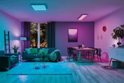 Panneau LED Smart Home Zigbee 3.0 Amaris carré 595x295mm 22W 1800lm RGBW+ Blanc gradable