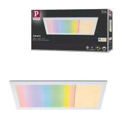 Panneau LED Smart Home Zigbee 3.0 Amaris carré 595x295mm 22W 1800lm RGBW+ Blanc gradable