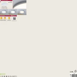 Panneau LED Smart Home Zigbee 3.0 Velora rond 400mm 22W 2200lm Tunable White Blanc gradable