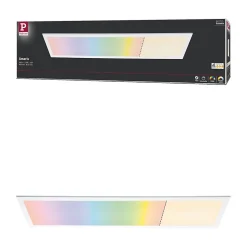 Panneau LED Smart Home Zigbee 3.0 Amaris carré 1195x295mm 35W 2500lm RGBW+ Blanc gradable