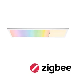 Panneau LED Smart Home Zigbee 3.0 Amaris carré 1195x295mm 35W 2500lm RGBW+ Blanc gradable