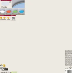 Panneau LED Smart Home Zigbee 3.0 Velora rond 400mm 22W 2000lm RGBW+ Blanc gradable