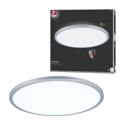 Panneau LED 3-Step-Dim Atria Shine Backlight rond 420mm 22W 2300lm 4000K Chrome mat gradable