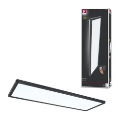 Panneau LED 3-Step-Dim Atria Shine Backlight carré 580x200mm 22W 1800lm 4000K Noir gradable