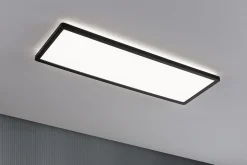 Panneau LED 3-Step-Dim Atria Shine Backlight carré 580x200mm 22W 1800lm 4000K Noir gradable
