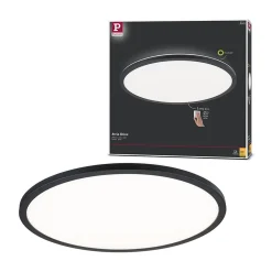 Panneau LED 3-Step-Dim Atria Shine Backlight rond 420mm 22W 2300lm 3000K Noir gradable