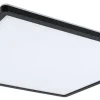 Panneau LED 3-Step-Dim Atria Shine Backlight carré 420x420mm 22W 2200lm 4000K Noir gradable