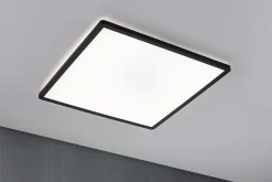 Panneau LED 3-Step-Dim Atria Shine Backlight carré 420x420mm 22W 2200lm 4000K Noir gradable
