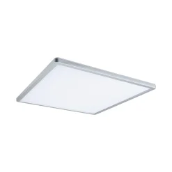 Panneau LED 3-Step-Dim Atria Shine Backlight carré 420x420mm 22W 2200lm 3000K Chrome mat gradable
