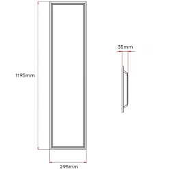Panneau LED UGR19 36W 120x30cm (Pack de 2) - Blanc Froid 6000K - 8000K - SILAMP