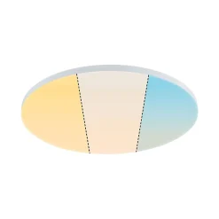 Panneau LED Velora rond 600mm 38W 3650lm White Switch Blanc