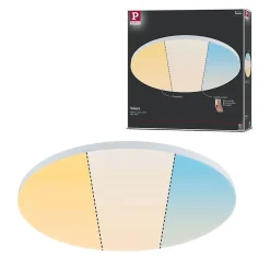 Panneau LED Velora rond 600mm 38W 3650lm White Switch Blanc