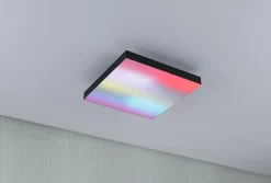 Panneau LED Velora Rainbow dynamicRGBW carré 295x295mm 13,2W 1140lm RGB+ Noir gradable