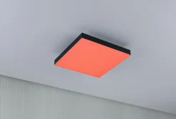 Panneau LED Velora Rainbow dynamicRGBW carré 295x295mm 13,2W 1140lm RGB+ Noir gradable