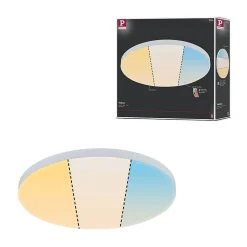 Panneau LED Velora rond 400mm 19W 1750lm White Switch Blanc