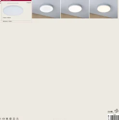 Panneau LED Velora rond 400mm 19W 1750lm White Switch Blanc