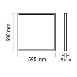 Panneau LED 60x60 Slim 45W CIEL (Pack de 4) - SILAMP
