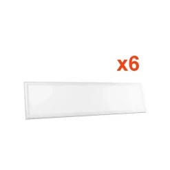 Panneau LED 120x30 29W Haut Rendement 137lm/W (Pack de 6) - Blanc Neutre 4000K - 5500K - SILAMP