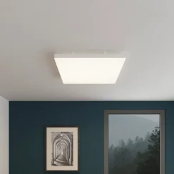 Panneau lumineux Boyle LED intégrée blanc neutre IP20 3300lm 33W L.60xl.60xH.4cm blanc GoodHome