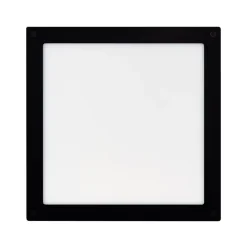 Panneau lumineux Nakaya LED intégrée blanc neutre IP44 1900lm 18W L.30x l.30 x H.1,9 cm noir GoodHome