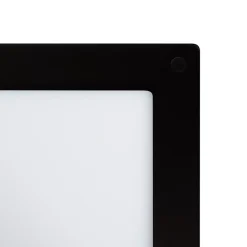 Panneau lumineux Nakaya LED intégrée blanc neutre IP44 1900lm 18W L.30x l.30 x H.1,9 cm noir GoodHome