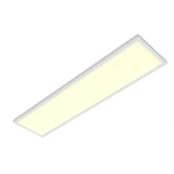 Panneau lumineux Wundt LED intégrée variation de blancs IP20 dimmable 5000lm 36W L.120xl.30xH.3,2cm blanc GoodHome