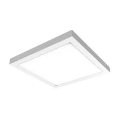 Panneau lumineux Wundt LED intégrée variation de blancs IP20 dimmable 1900lm 15W L.30xl.30xH.3,2cm blanc GoodHome