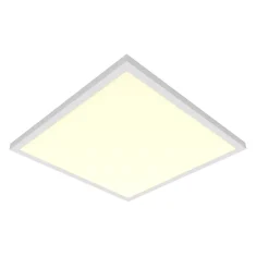 Panneau lumineux Wundt LED intégrée variation de blancs IP20 dimmable 5000lm 36W L.60xl.60xH.3,2cm blanc GoodHome