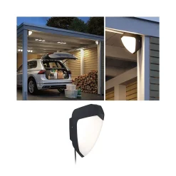 Park + Light Applique d'extérieur LED Ikosea Détecteur de mouvement crépusculaire (IR) IP44 50x203mm 3000K 5,6W 350lm 12V Anthraci