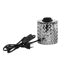 Pauleen Lampe à poser Crystal Smoke E27 max. 20W Verre fumé