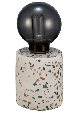 Pauleen Lampe à poser Elegant Flare E27 2500K 3lm 0,2W Terrazzo