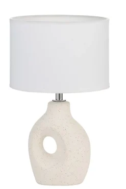 Pauleen Lampe à poser Pure Crush E14 max. 20W Blanc Beige