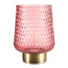 Pauleen Lampe à poser Rose Glamour E27 2700K 30lm 0,8W Rose Laiton
