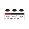 Paulmann Choose Collerette encastrable jeu de 3 3x10 W noir mat, pivotante