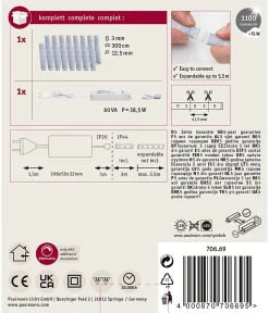 Paulmann MaxLED 1000 70669 Ruban LED 24 V blanc lumière du jour 3 m dimmable