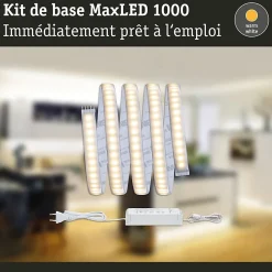Paulmann MaxLED 1000 70672 Ruban LED 24 V blanc chaud 150 cm dimmable