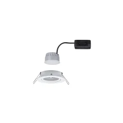 Paulmann Nova Spot encastrable LED 18 W blanc mat, orientable, diamètre de découpe 68 mm