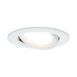 Paulmann Nova Spot encastrable LED 18 W blanc mat, orientable, diamètre de découpe 68 mm