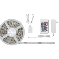 Paulmann SimpLED 78979 Ruban LED RGB 7,5 m 26W kit complet avec alimentation et télécommande