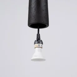 Pendentif en béton 1 ampoule 4000K - 8x8x125cm Sollux