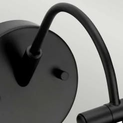 Petite applique LED pour tableau Alton 1 lumière - Noir