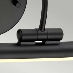 Petite applique LED pour tableau Alton 1 lumière - Noir