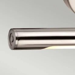 Petite applique LED pour tableau Alton 1 lumière - Nickel brossé