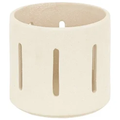 Photophore céramique Nuna blanc H11cm - Atmosphera