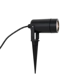 Pic de lumière réglable noir IP65 - Solo Eco