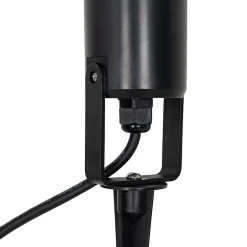 Pic de lumière réglable noir IP65 - Solo Eco