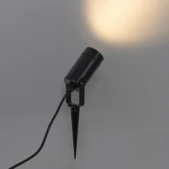 Pic de lumière réglable noir IP65 - Solo Eco